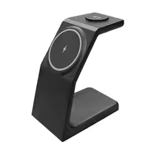 200W 3-in-1 Magnetic Wireless Charger Stand – Fast Charging Station for MagSafe iPhone 16/15/14/13, Apple Watch & AirPods Pro